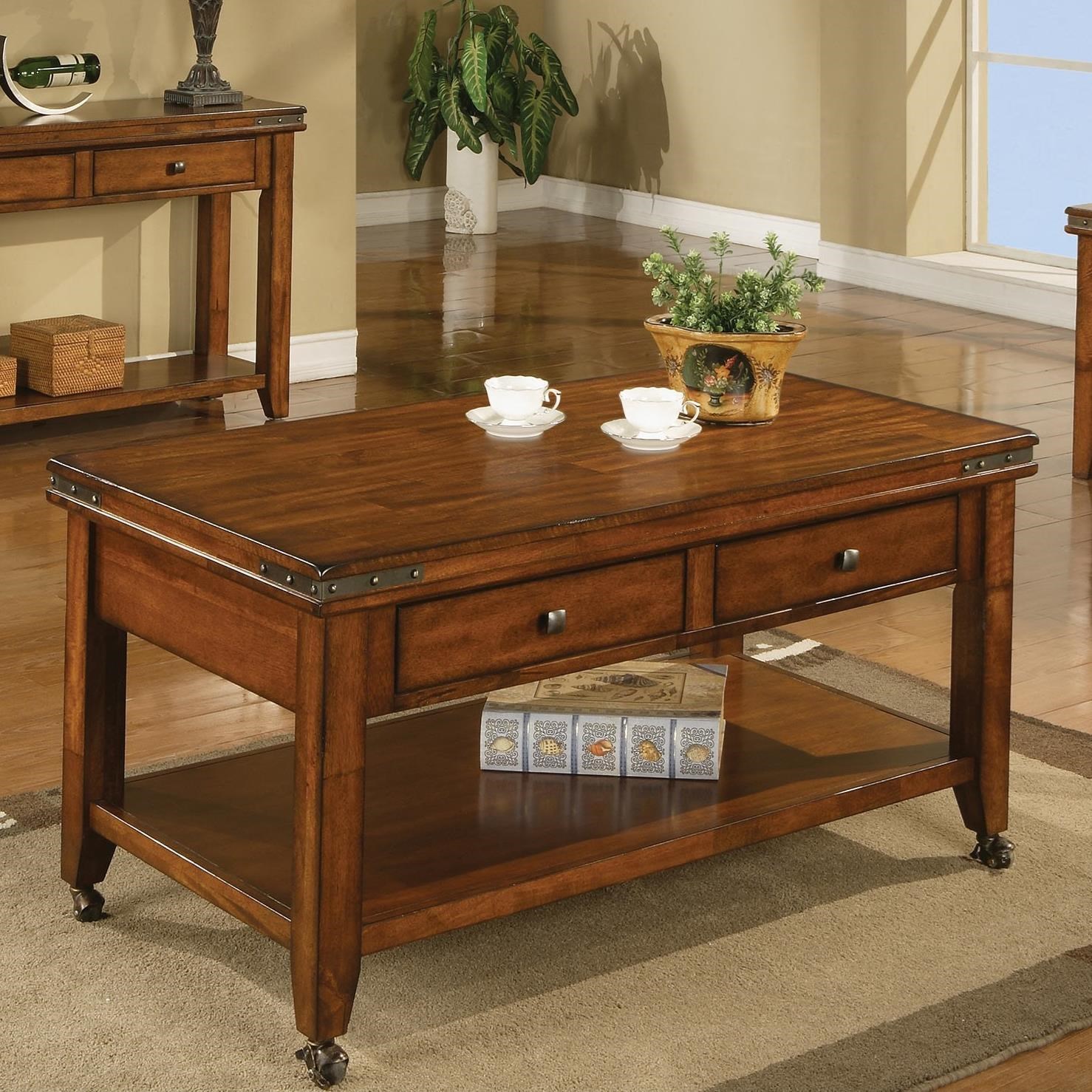 Winners Only Mango 50" Coffee Table with Casters Conlin's Furniture